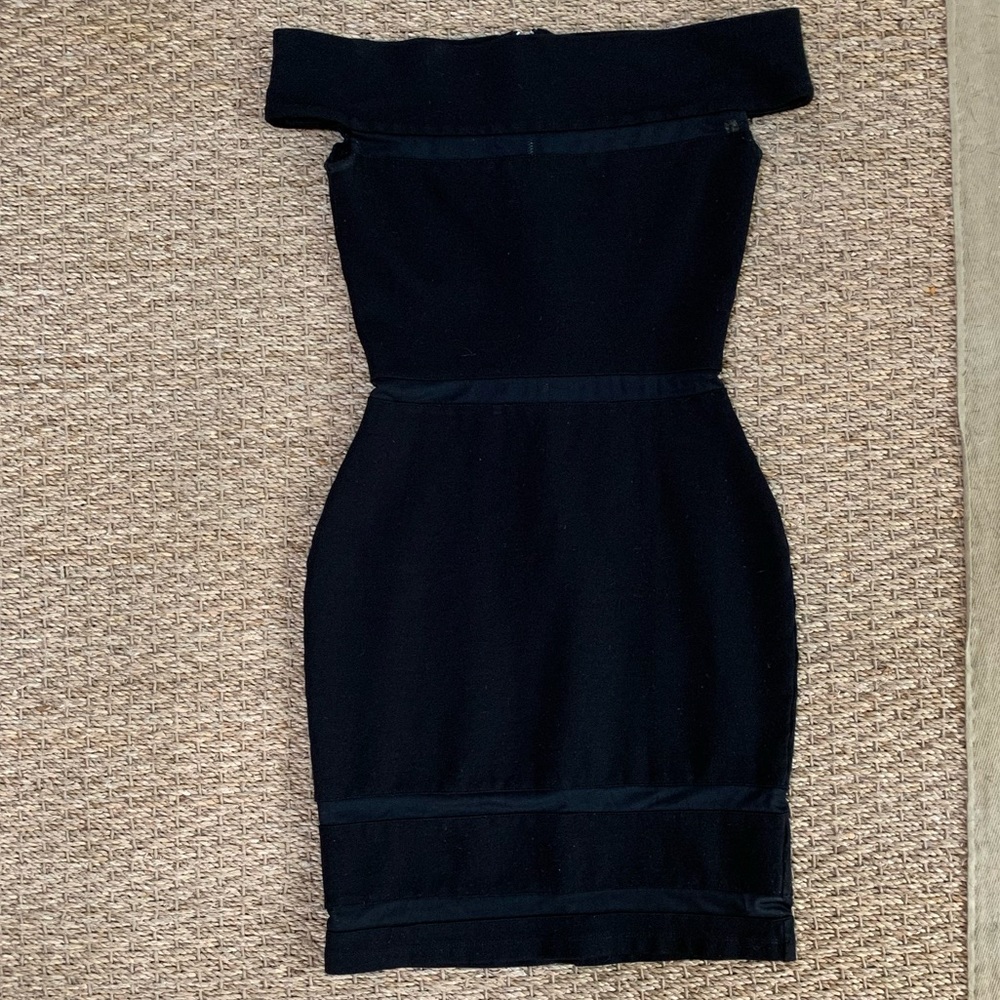 BCBG Off Shoulder Cocktail Dress